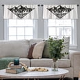 thumbnail image 4 of LALILO Kitchen Curtain Valance With Nature Landscape Rod Pocket Window Curtain 52"x 18" Set of 2, 4 of 5