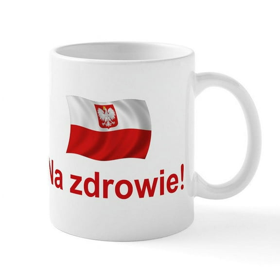 CafePress - Polish Na Zdrowie Mug - 11 oz Ceramic Mug - Novelty Coffee Tea Cup