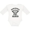 thumbnail image 3 of Inktastic Handpicked for Earth by My Aunt in Heaven with Angel Wings Boys or Girls Long Sleeve Baby Bodysuit, 3 of 5