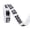 C, variant on VKLU 1Pc 10 Yards Class of 2026 Graduation Ribbon, 7/8" Grosgrain Fabric for Academic Milestones, Black & White Printed Trim for Wreaths, Gift Wrapping & Commencement Decor, C