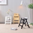 thumbnail image 4 of Folding Step Stool Step Ladder 3 Tier, Multi-Functional Folding Solid Wood Ladder Stool, Step Stool Household Muliti-Color Step Ladder Stool for Household and Office 330lbs,Black,2step, 4 of 15