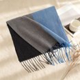 thumbnail image 2 of Atkumj Men's Scarf Trendy Warm Cozy Tassels Winter Scarf for Cold Weather, 2 of 5