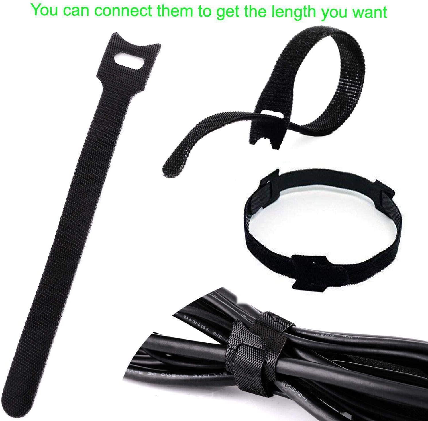 Roofei Reusable Cable Ties-Wire Ties 30 Pc-cord Straps-Cable