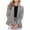 Gray, variant on BiZtdJrK Button Open Front Cardigan Blazer Women 2025 Fall Long Sleeve Suit Jacket Business Casual Lapel Collar Dress Blazers Today Prime Sales Black M