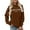 Coffee, variant on C'est La Vie Paris Sweatshirts for Women Oversized Letter Graphic Crewneck Tops Casual Drop Shoulder Long Sleeve Pullover Sweatshirt Fashion Streetwear Workout Outfits White S