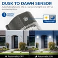thumbnail image 2 of Paquete de LED de pared CINOTON 26 W 3000 LM 5000 K IP65 100-277 V, paquete de 4, 2 of 9