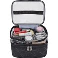 thumbnail image 3 of Toiletry Bag Double Layer Black Cosmetic Bag Transparent Large Travel Makeup Bag Organizer Toiletry Bag for Men & Women, Premium Quality Toiletry Bags, 3 of 5