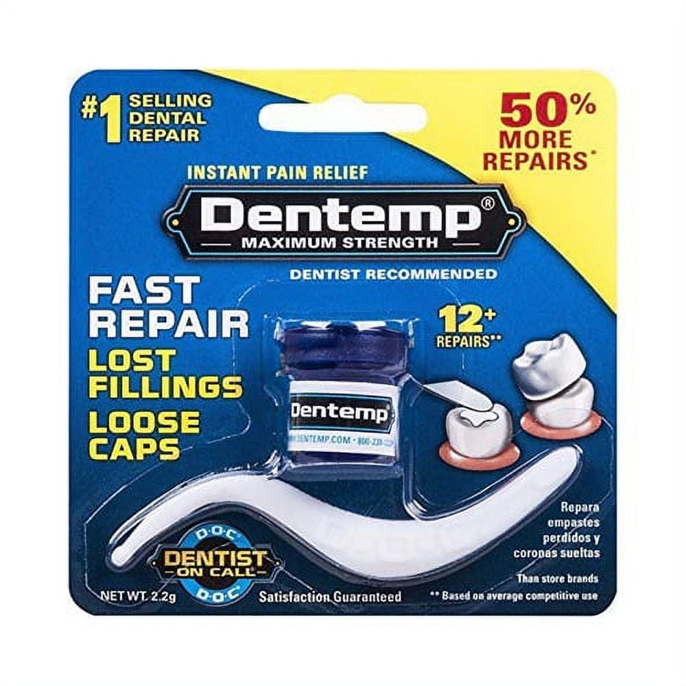 Dentemp Maximum Strength Loose Cap And Lost Filling Repair Set, 1 Ea, 3 Pack