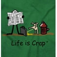 thumbnail image 2 of Dog Pee Briefcase Funny Unlucky Men's Graphic T Shirt Tees Brisco Brands S, 2 of 6
