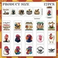thumbnail image 2 of 20 Sheets Transfers Stickers Waterproof Rub on Transfers Animals Ducks Themed Cup Wraps Decal for Glass Cups DIY Crafts Furniture Decorations, 2 of 8