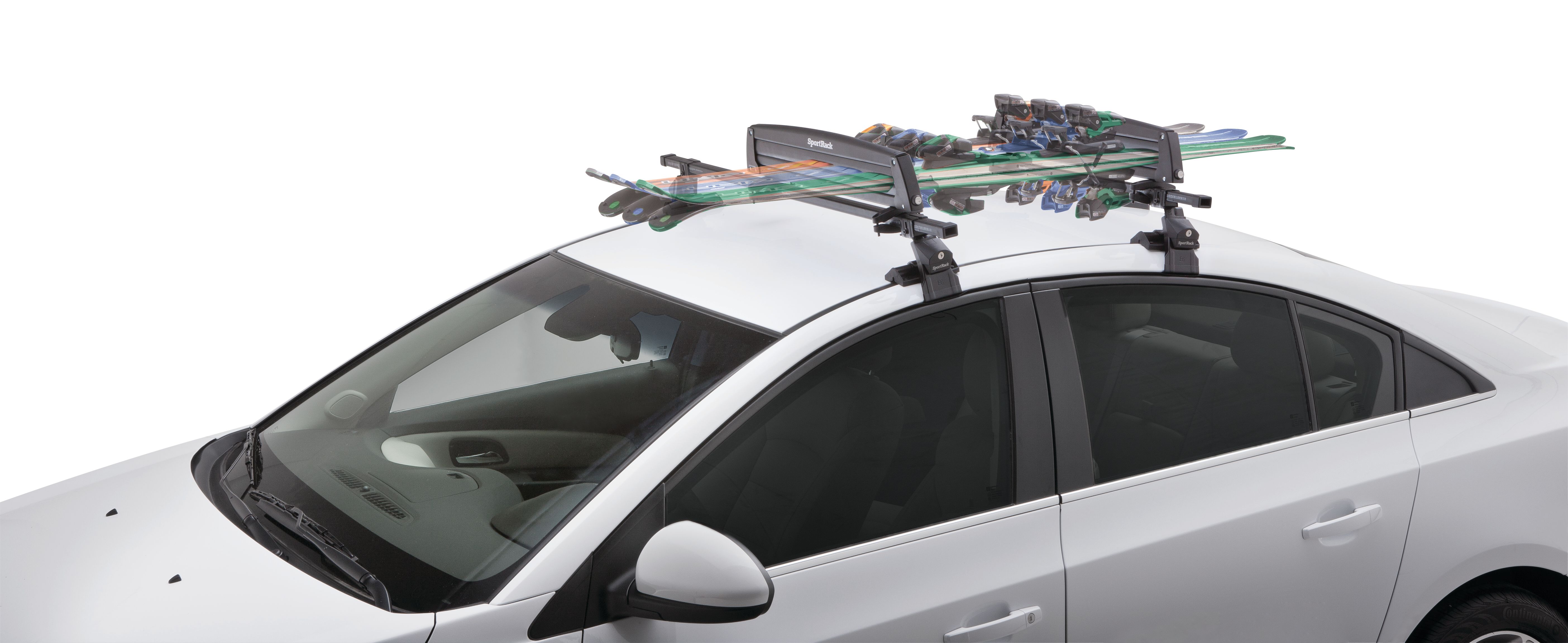 SportRack SR6456 Groomer 6 Roof Top Ski and Snowboard Carrier, 4