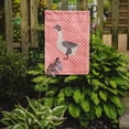 thumbnail image 2 of Buff Grey Back Goose Pink Check Flag Garden Size, 2 of 3