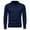 Navy, variant on GigrtiJin Men's Mock Neck Sweaters Winter Solid Color Knitted Pullover Sweater Long Sleeved Basic Thermal Sweater