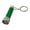 green, variant on Mini Aluminum Alloy Keychain Torch 5Led Flashlight For Outdoor Adventure