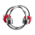 thumbnail image 4 of Llavero de Metal con cadena para aliviar el estrés, juguete de mano para niños y adultos (rojo), 1 unidad, 4 of 8