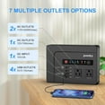 thumbnail image 2 of powkey 200W Portable Power Bank with AC Outlet, 146Wh Rechargeable Backup Lithium Battery, 110V Pure Sine Wave AC Outlet for Outdoor RV Trip Travel Home Office Emergency C93, 2 of 4
