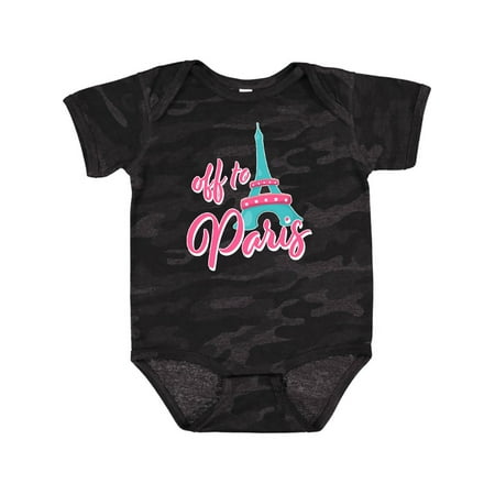 

Inktastic Off to Paris- vacation Gift Baby Boy or Baby Girl Bodysuit