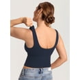 thumbnail image 3 of Delimira Crossover Breastfeeding Summer Sleeveless Cropped Nursing Tank Tops, 3 of 4
