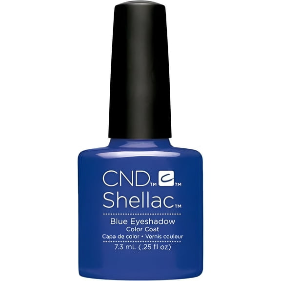 CND Shellac Gel Polish [ Blue Eyeshadow ] 0.25 oz * BEAUTY TALK LA *
