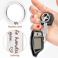 thumbnail image 3 of Ring Keyring Personalized Keychains Delicate Workmanship Drive Safe, 3 of 8