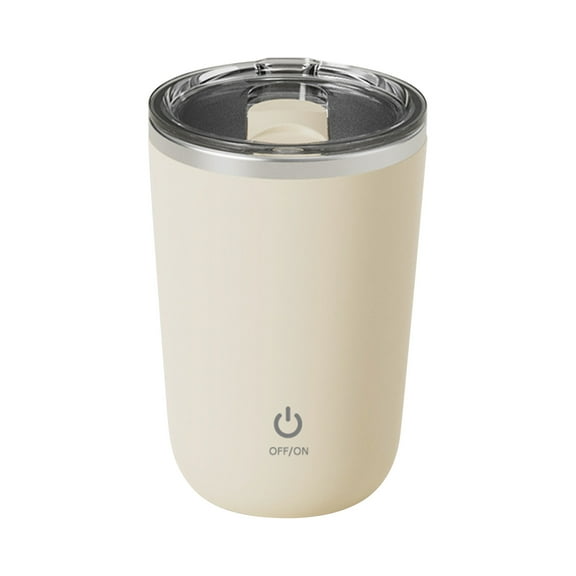 Mouliraty Automatic Magnetic Stirring Coffee Mug, Rotating Home Office Travel Mixing Cup Funny Stainless Steel Self Mixing Coffee Tumbler