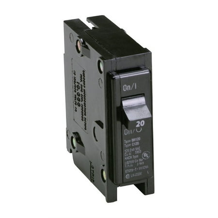 6849913,CIRCUIT BREAKERS,PLUG-ON - SINGLE POLE,TYPE BR Amp Rating=20