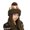504_Brown, variant on Christmas Day Beanie for Women Casual Women's Hats & Caps Winter Clothing Fall Fashion Must Have Cozy Winter Hat Black
