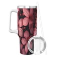 thumbnail image 2 of Fotbe pink butterfly Pattern 40oz Ice Bully With Handle And Straw Stainless Steel Vacuum Insulated Cup And 2 In 1 Straw Lid, 2 of 8