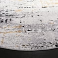 thumbnail image 3 of SAFAVIEH Amelia Lalit Abstract Area Rug, Gray/Gold, 10' x 10' Round, 3 of 10