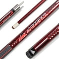 thumbnail image 2 of Mizerak Premium Carbon Composit 3D Grip Cue - 58" - with Custom Rubber Bumper and Composite Technology to Prevent Warping - Red, 2 of 2