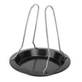 thumbnail image 2 of Removable Roasting Pan  Rack Set, Durable Stainless Steel, Ideal For Roasting  Outdoor BBQ, 2 of 6