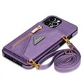 thumbnail image 3 of Multifunctional zipper wallet phone leather case for Samsung S25 Ultra S24 FE S23 Plus S22 S21 S24ultra A54 A53 A13 A52 A72 A14 A12 card slot bracket protective cover, 3 of 9