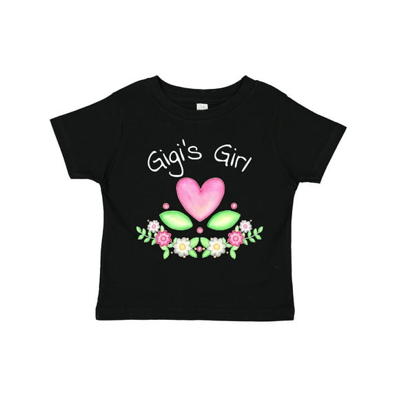 Inktastic Gigi's Girl- Heart Flowers Girls Toddler T-Shirt