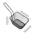 thumbnail image 3 of Wzzjkit Kitchen Gadgets Mini French Fries Basket Chicken Nuggets Frying Basket Food Tableware Small Frying Basket Snack Basket Wholesale Kitchen Tools, 3 of 6