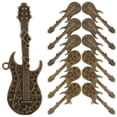 thumbnail image 1 of Nestingho 25Ud Dijes De Guitarra Acústica En Aleación Marrón Para Elaboración De Collares Y Pulseras, 1 of 6