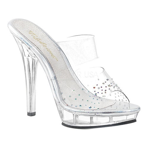 Women's Fabulicious Lip 102SD Double-Band Platform Slide