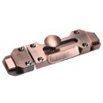 thumbnail image 3 of Unique Bargains Barrel Slide Door Bolt, 5 inch Zinc Alloy Security Latch Lock (Red Bronze), 3 of 3