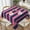 Pink and Navy Stripes, variant on Square Table Cloth, Coral Red and Navy Stripes Tablecloth Washable Dinng Table Covers Decoratives for Kitchen & Table Linens 52" x 52"