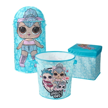 LOL Surprise 3pc Collapsible Kids Storage Set
