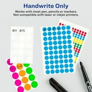 Avery Dot Stickers, 1/4 Diameter, Assorted, 768 Total (5795)