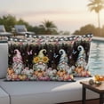 thumbnail image 4 of Colorful Gnomes Fall Outdoor Waterproof Pillow Covers, Pumpkins Thanksgiving Botanical Floral Decorative Rectangle Throw Pillowcase Sofa Cushion Sham for Patio/Couch/Chair, 20"x12" 2 Pack, 4 of 8