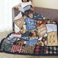 thumbnail image 5 of Custom Couple Blanket Gifts For Boyfriend Girlfriend, Personalized Picture Text Blanket, Custom Photo Blanket For Couples, Gifts For Husband Wife, Valentines, I Love You Gift, 5 of 6