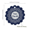 thumbnail image 6 of Inkdotpot Happy Diwali Bottle Tag Real Silver Foil Favor Hang Tags 50 Pack, 6 of 7