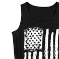 thumbnail image 3 of JFGHDG Tank Top Women American Flag Graphic Sleeveless Tank Tops Cami Tank Tops For Beach And Daily Activity Moisture Wicking Tank Tops We The People American Flag Tees Black XL, 3 of 4
