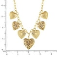 thumbnail image 4 of Jessica Simpson Women's Multi Heart Charm Necklace, 4 of 8