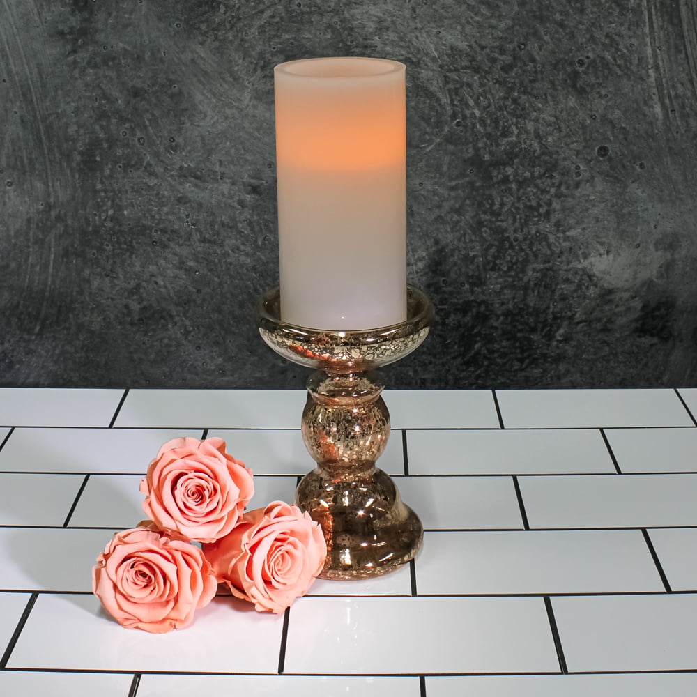 Richland Flameless LED Pillar Candle 3"x9" White Set of 6