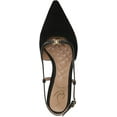 thumbnail image 4 of Sam Edelman Women's Cohen Ballet Flat Black Suede 8.5 Medium, 4 of 5