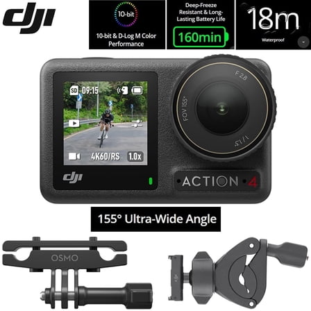 DJI CP.OS.00000328.01 Osmo Action 4 Road Cycling Combo