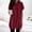 F-732Wine, variant on ZHOGXU Women's Hooded Top With Pockets Short Sleeve Drawstring Solid Color Comfortable Fashion T Shirt For Casual Daily Wear,Army Green,L