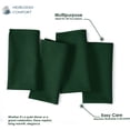 thumbnail image 5 of HEIRLOOM COMFORT Cloth Napkins Set of 6, 100% Cotton Napkin, Soft & Reusable Cotton Napkins, Napkin for Dinner, Wedding, Dining, 17" x 17" (Forest Green), 5 of 8